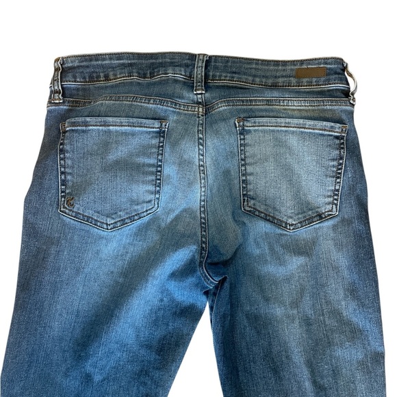 Kut From the Kloth Jeans Size 8 Catherine Boyfriend Patchwork Distressed Hi Rise - Picture 4 of 8